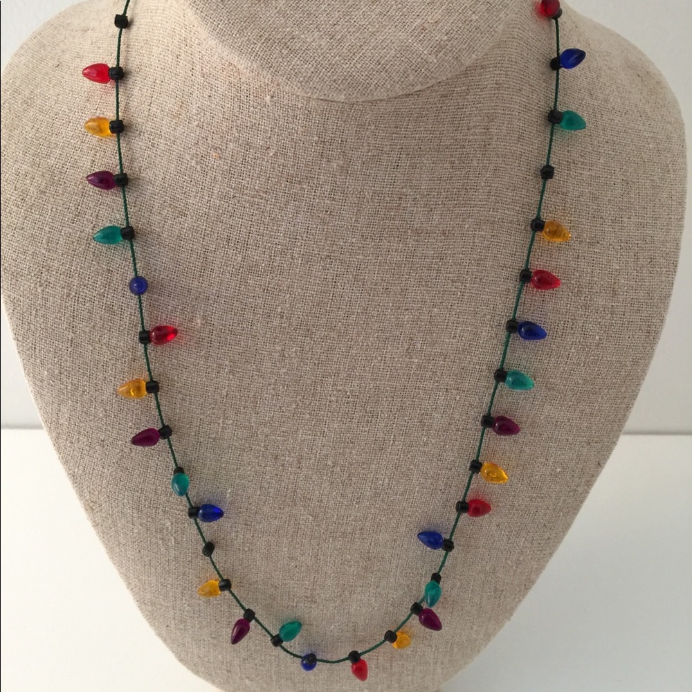 NWOT DEPT 56 CHRISTMAS LIGHTS NECKLACE-LAST ONE!!!!!!!!! - Picture 1 of 1